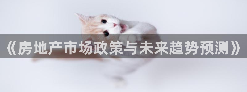 摩登7注册清333OO：《房地产市场政策与未来趋势预测》