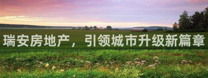 摩登3后7O667：瑞安房地产，引领城市升级新篇章