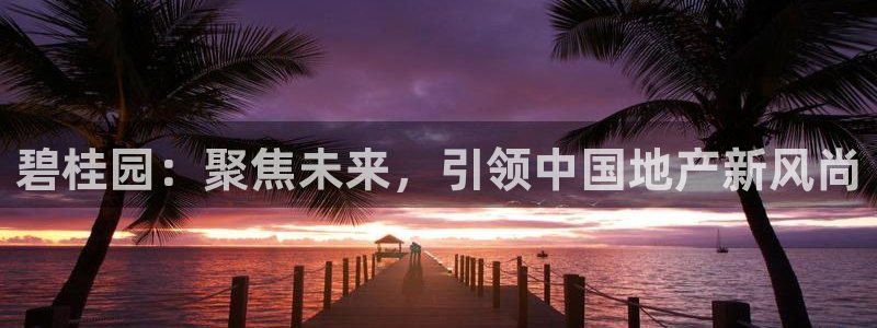 摩登7注册滴qv382223：碧桂园：聚焦未来，引领中国地产