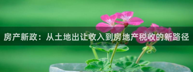 摩登7下载app：房产新政：从土地出让收入到房地产税收的新路