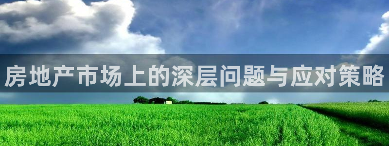 摩登5张7O667：房地产市场上的深层问题与应对策略