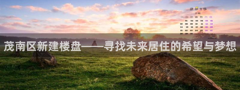 摩登7登录注册加v：茂南区新建楼盘——寻找未来居住的希望与梦