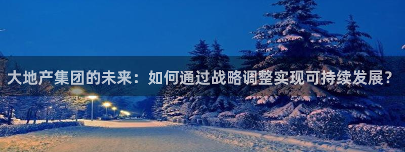 摩登7左7O667：大地产集团的未来：如何通过战略调整实现可